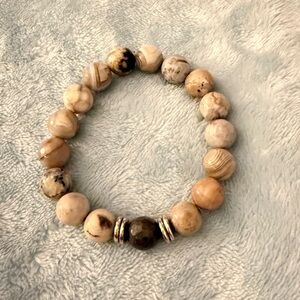 Natural Stone Beaded Bracelet